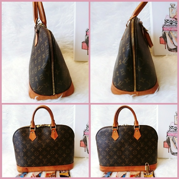 🎉authentic Louis Vuitton Alma with key n 4 twilly - Picture 3 of 7